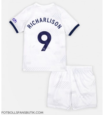 Tottenham Hotspur Richarlison #9 Replika Hemmatröja Barn 2023-24 Kortärmad (+ Korta byxor)